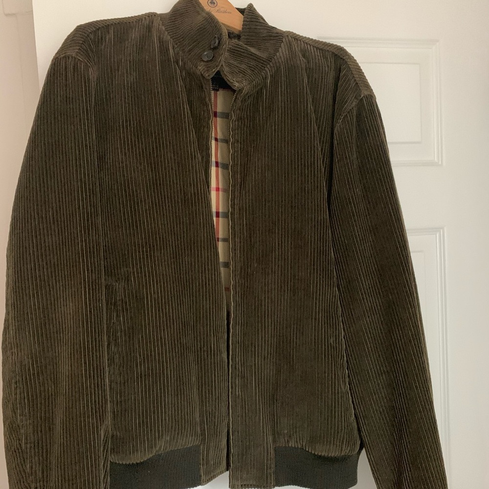 Men’s green corduroy jacket